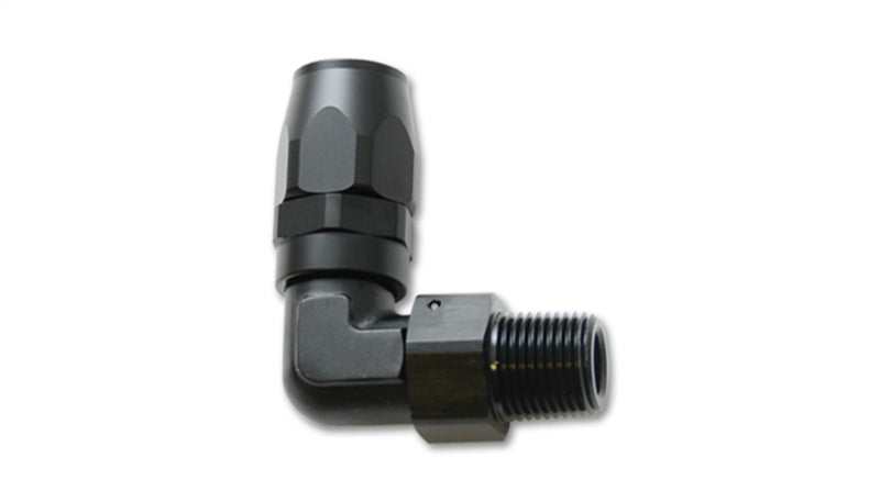 Vibrant Performance Aluminum Male NPT 90 Degree Hose End Fitting -12AN - 3/4 NPT