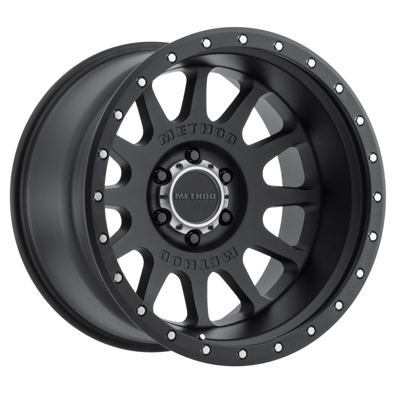 Method MR605 NV 20x10-Inch Matte Black Wheel with -24mm Offset and 6x5.5 Bolt Pattern