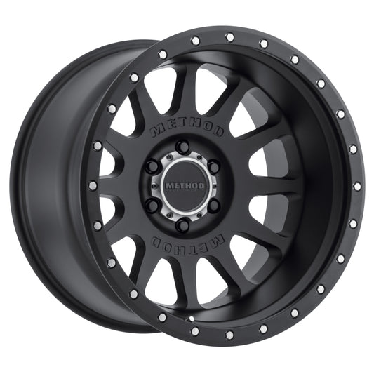 Method MR605 NV 20x9 Black Wheel with -12mm Offset and 6x5.5 Bolt Pattern