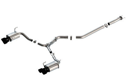Borla 140595CB S-Type Cat-Back Exhaust System for 2015-2021 Subaru Impreza WRX & STI with 2.0L/2.5L Turbo Engines