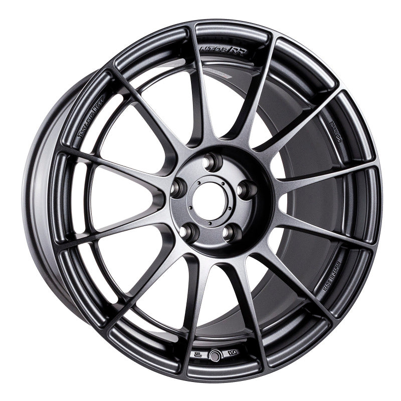 Enkei NT03RR 18x9.5 Gunmetal Wheel with 5x114.3 Bolt Pattern and +27mm Offset