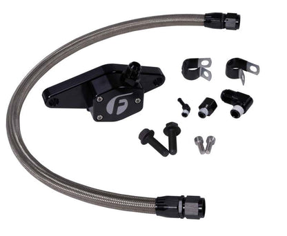 Fleece Performance 94-98 12V Cummins Coolant Bypass Kit with Stainless Steel Braided Line