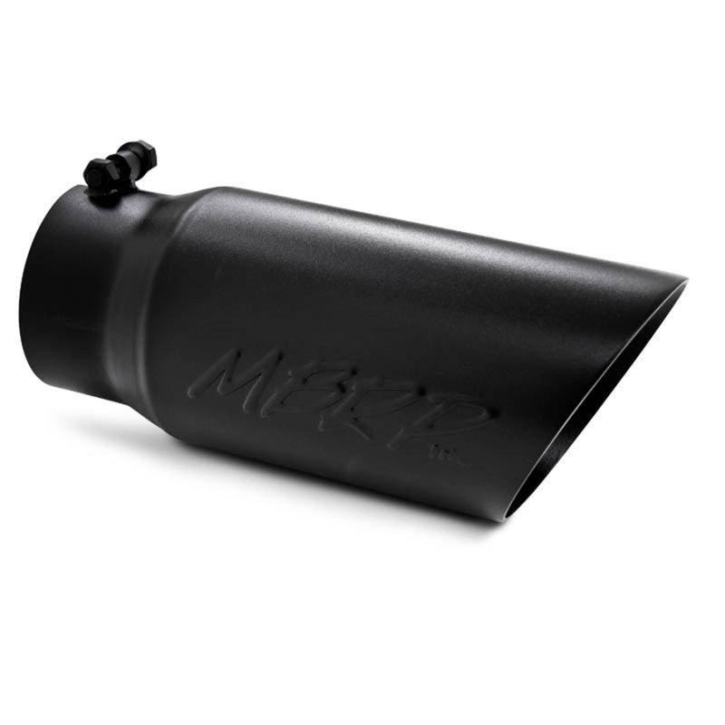 MBRP Universal Exhaust Tip 5-inch Dual Wall Angled Black Finish – Part T5053BLK