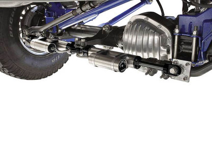 Fabtech Dual Dirt Logic 2.25 Stainless Steel Steering Stabilizer Kit for Ford F-250 & F-350 (2002-2004) with Heavy Duty Mounts
