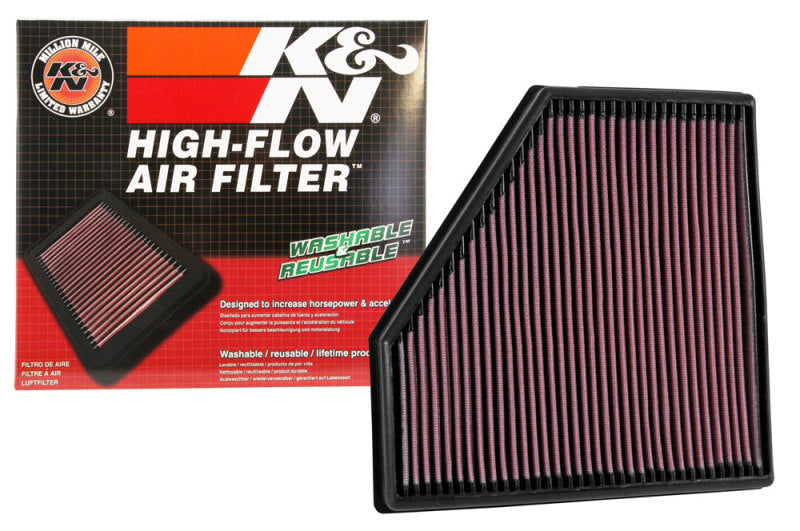 K&N Replacement Air Filter for BMW 3 Series 2015-2017 – Part Number 33-3051