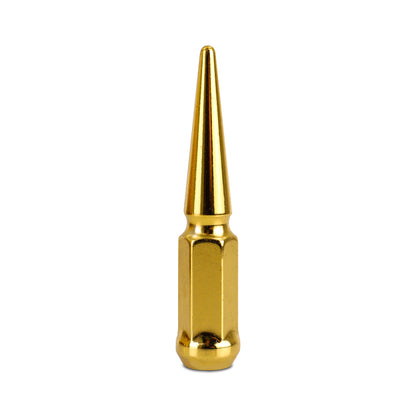 Mishimoto Steel Spiked Lug Nuts M12 x 1.5 – 24 Piece Set in Gold