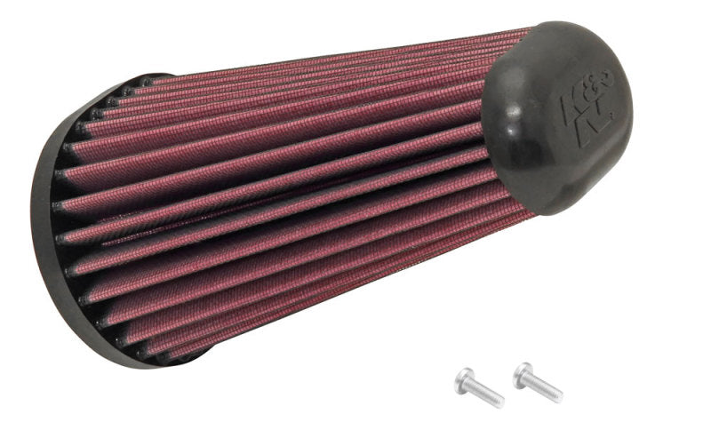 K&N E-0666 Replacement High-Flow Oval Tapered Air Filter for Porsche 13-15 Boxster and Cayman 2.7L/3.4L H6