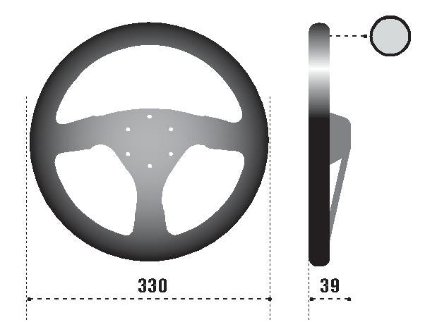Sparco 015R323PSNR Suede Black Steering Wheel – Precision Automotive Control