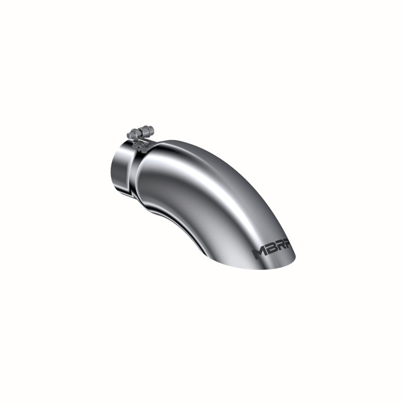 MBRP Universal Exhaust Tip 5-inch Outer Diameter, 4-inch Inlet, 14-inch Length, Turn Down Style