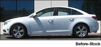 Eibach Pro-Kit for 2011-2013 Chevrolet Cruze Sedan 1.4L/1.8L Turbo - Lowering Springs for Enhanced Handling and Style