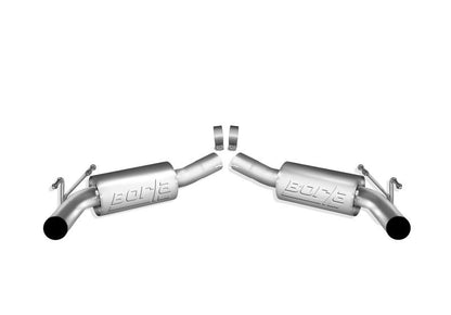 Borla ATAK Axle-Back Exhaust System for 2010-2013 Chevrolet Camaro with Ground Effects Package - 6.2L V8