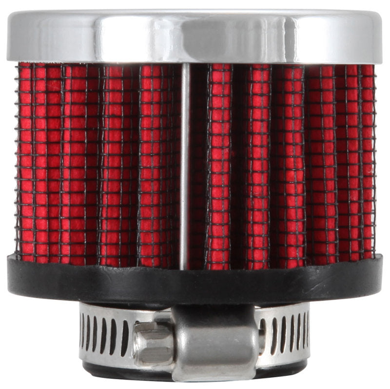 K&N Engineering 62-1360 3/4 Inch ID 2 Inch OD Clamp-On Crankcase Vent Filter for Automotive Applications