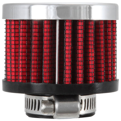 K&N Engineering 62-1360 3/4 Inch ID 2 Inch OD Clamp-On Crankcase Vent Filter for Automotive Applications