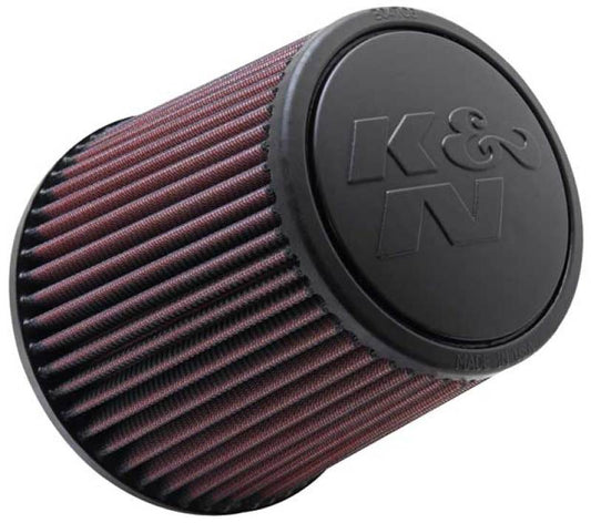 K&N Engineering Universal Round Tapered Rubber Air Filter - 6-inch Base OD, 3-inch Flange ID, 6-inch Height
