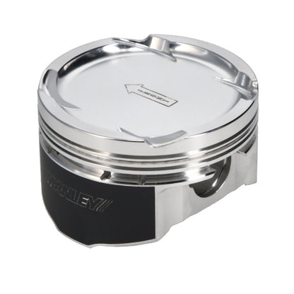 Manley Performance 614005C-4 Platinum Series 86.5mm Oversize Dish Piston Set for Mitsubishi Evo X