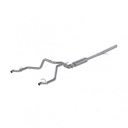 MBRP Armor Pro Series Cat Back Exhaust System for Chevrolet Silverado 1500 and GMC Sierra 1500 (2019-2021) – 2.5 Inch T304 Stainless Steel Dual Rear Exit
