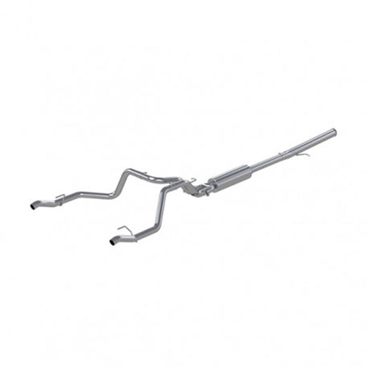 MBRP Armor Pro Series Cat Back Exhaust System for Chevrolet Silverado 1500 and GMC Sierra 1500 (2019-2021) – 2.5 Inch T304 Stainless Steel Dual Rear Exit