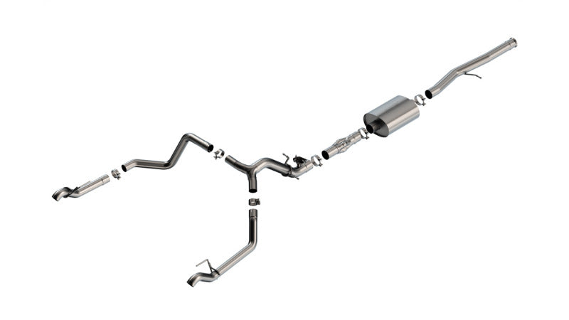 Borla 2024 Chevy Silverado 1500 6.2L V8 ATAK Cat-Back Exhaust System with Valve Simulator