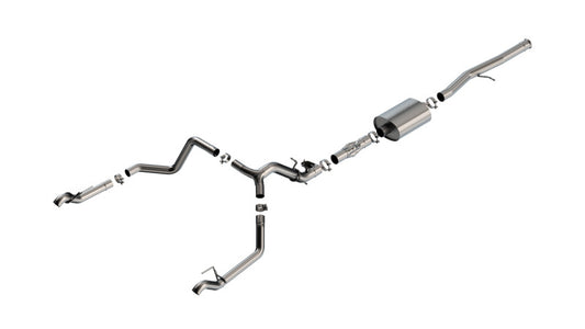 Borla 2024 Chevy Silverado 1500 6.2L V8 ATAK Cat-Back Exhaust System with Valve Simulator
