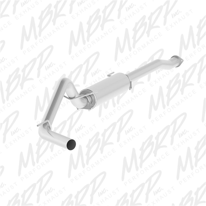 MBRP Armor Lite Series Cat Back Exhaust System for Toyota Tacoma 2016-2019, 3 Inch Single Side Exit, Aluminized Steel