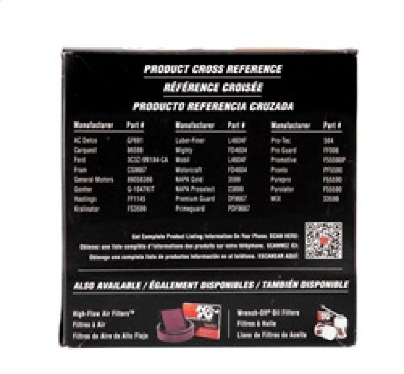 K&N Engineering PF-4100 Fuel Filter for 2006-2007 Ford F-250 Super Duty Trucks