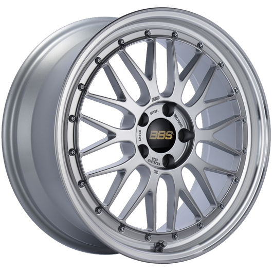 BBS LM 19x8.5 Wheel with 5x112 Bolt Pattern and Diamond Silver Finish – Part Number LM249DSPK