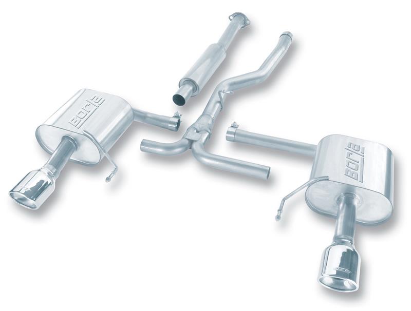 Borla 140123 Dual Cat-Back Exhaust System for 2005-2009 Subaru Legacy GT 2.5L Turbo
