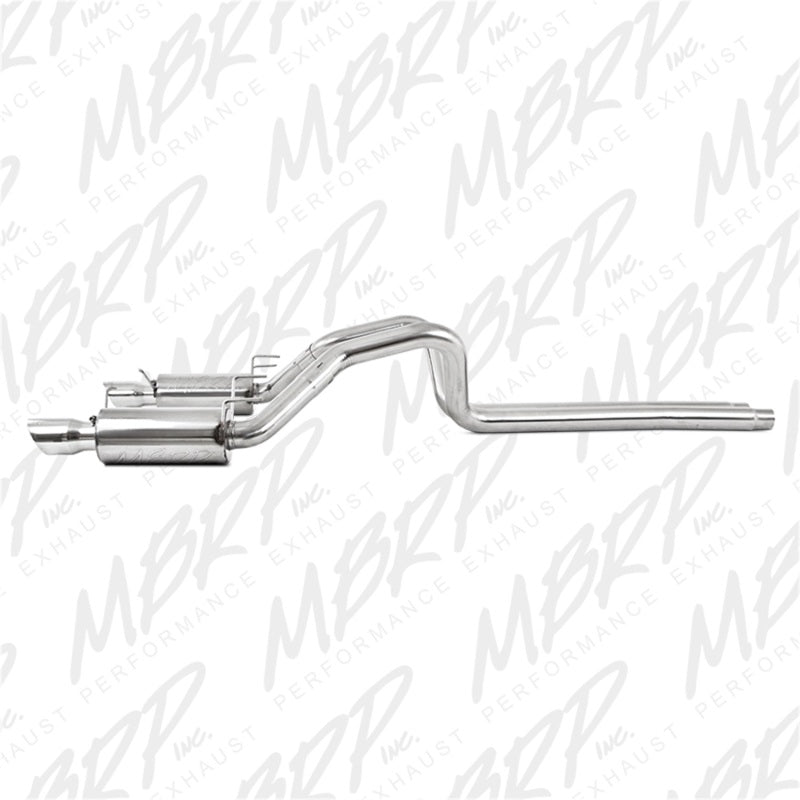 MBRP Armor Plus Series 11-14 Ford Mustang GT 5.0L Dual Split Rear Street Version T409 Exhaust System