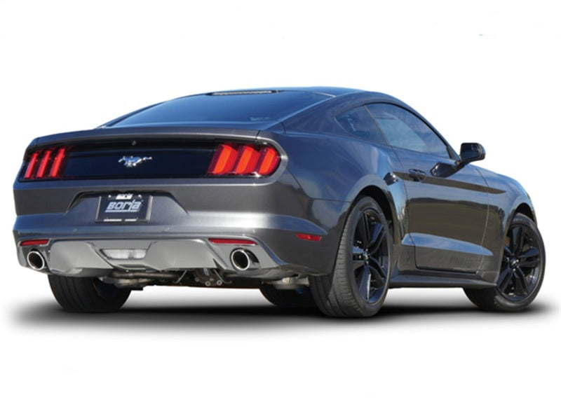 Borla Atak Cat-Back Exhaust System for 2015-2018 Ford Mustang 2.3L EcoBoost with 4-Inch Tips