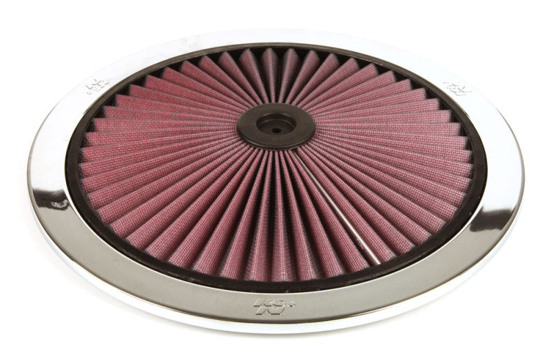 K&N Engineering X-Stream Top Filter for 14-Inch OD Chrome - Enhances Engine Breathing