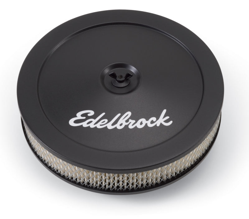 Edelbrock Pro-Flo Series Round Chrome Air Cleaner for 5-1/8 Inch Carburetors