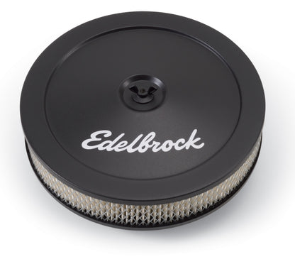 Edelbrock Pro-Flo Series Round Chrome Air Cleaner for 5-1/8 Inch Carburetors