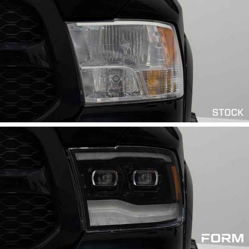 Form Lighting 2009-2018 Ram 1500/2500/3500 Sequential LED Projector Headlights (Pair)
