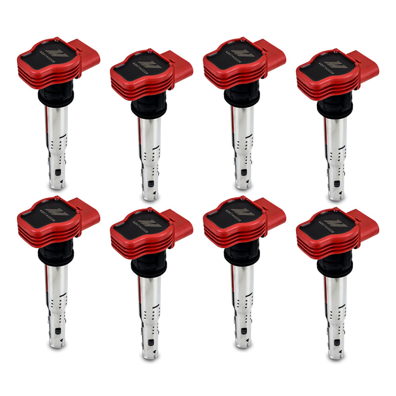 Mishimoto 06-08 VW/Audi Eight Cylinder Ignition Coil Set for Improved Engine Performance