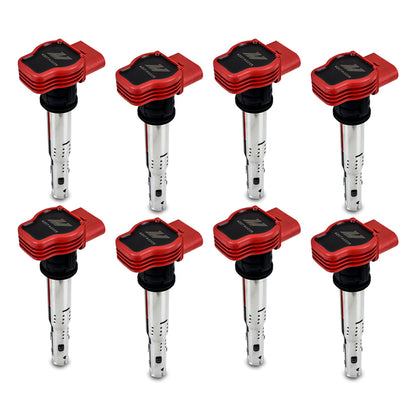 Mishimoto 06-08 VW/Audi Eight Cylinder Ignition Coil Set for Improved Engine Performance