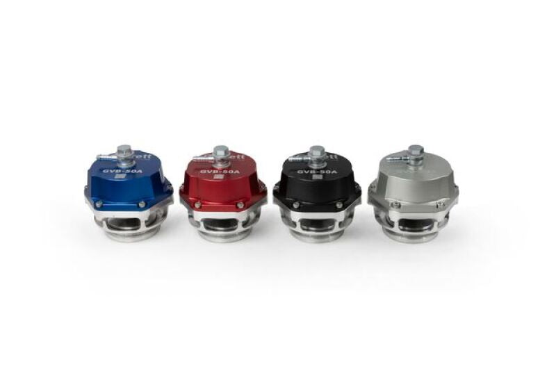 Garrett GVB-50R 50mm RCV Blow-Off Valve in Black for Automotive Performance