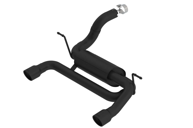 Borla ATAK Axle-Back Exhaust System for Jeep Wrangler JL/JLU 2018-2026 2.0L Turbo - Black Coated with 3.5" Tips