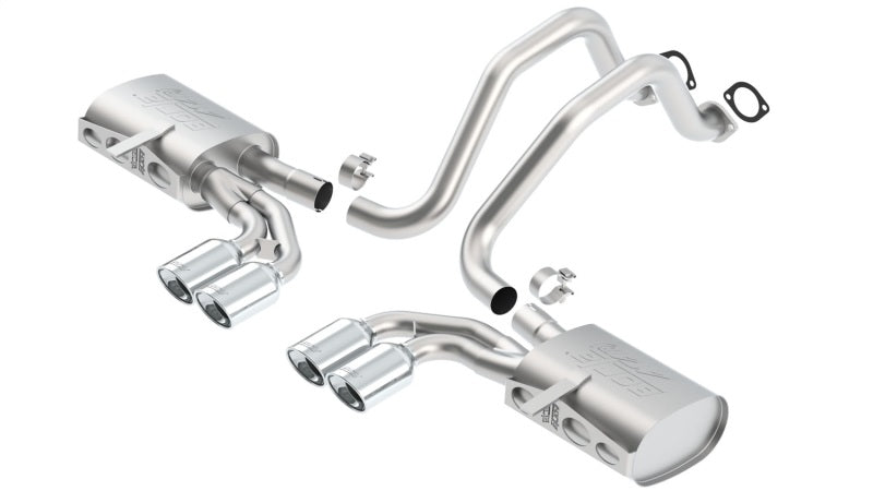 Borla ATAK SS Catback Exhaust System for Chevrolet Corvette 1997-2004 5.7L V8