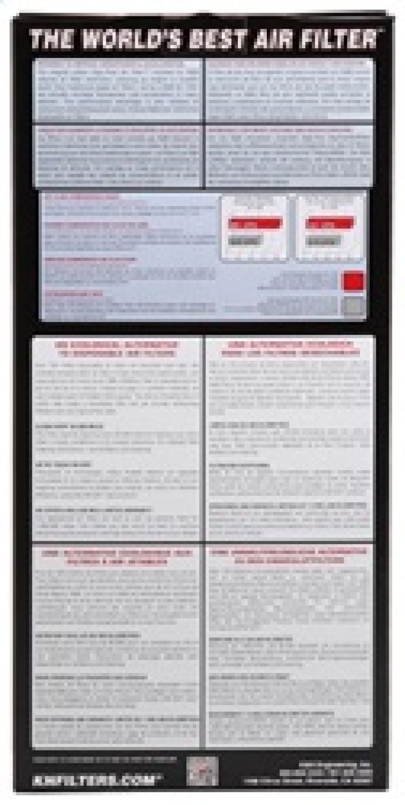 K&N Engineering 33-2111 High-Flow Drop-In Air Filter for Chevy Express and GMC Savana (1996-2004)