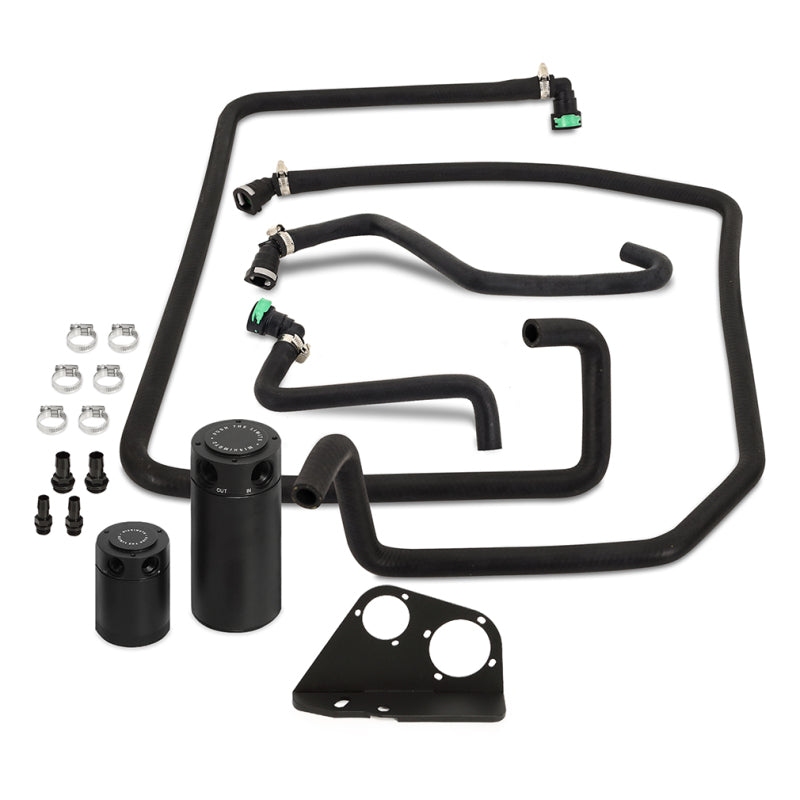 Mishimoto 2021+ Ford F-150 3.5L EcoBoost Oil Catch Can Kit – Protects Intake System from Blow-by and Carbon Buildup