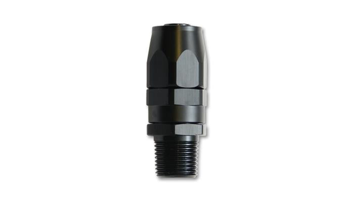 Vibrant Performance -10AN Male NPT Straight Hose End Fitting, 1/2 Inch NPT Thread