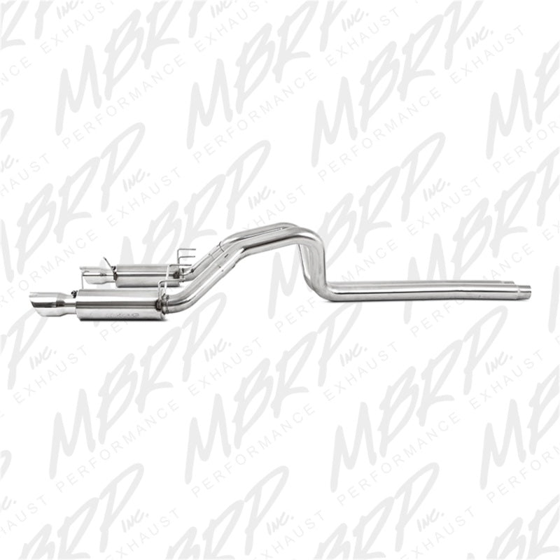 MBRP Armor Pro Series Cat Back Exhaust System for 2011-2012 Ford Shelby GT 500 – 3 Inch Dual Split Rear Exit with 4.5 Inch Tips