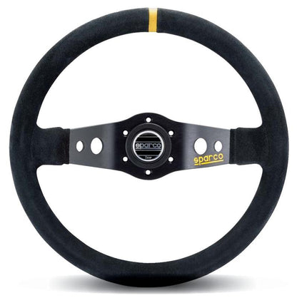 Sparco 215 Suede Black Steering Wheel - Part Number 015R215CSN