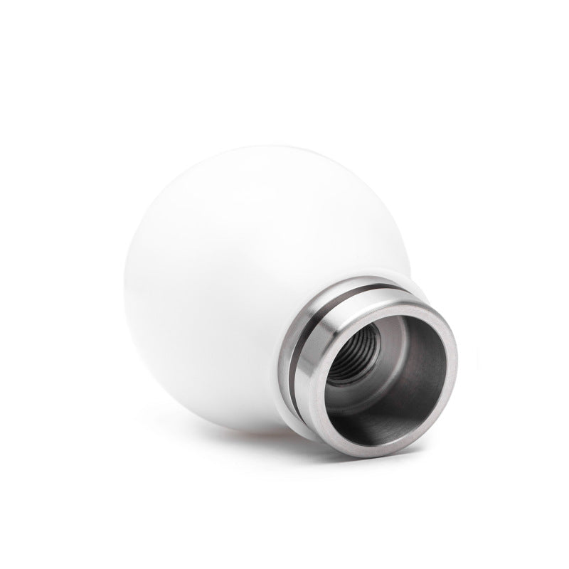 COBB Subaru 6-Speed Weighted Shift Knob - White with Red and Black Collars