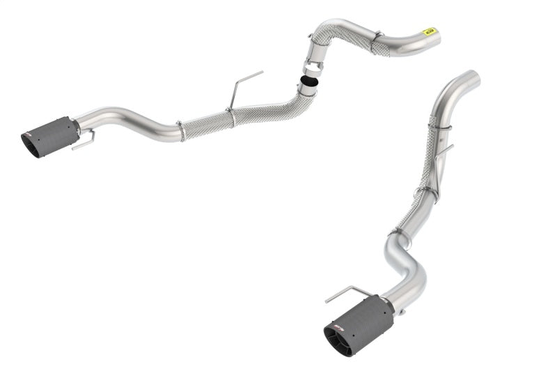 Borla 60640CFBA 3-Inch Tail Pipe Assembly with Carbon Fiber Tips for Ford F-150 (2017-2026)