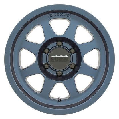 Method MR701 17x8.5 Inch Bead Grip Wheel with Blue Finish and 6x5.5 Bolt Pattern