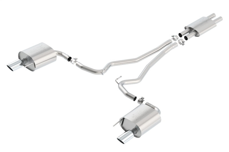 Borla ATAK Cat Back Exhaust System for 2015-2017 Ford Mustang 3.7L V6 – Aggressive Sound and Performance