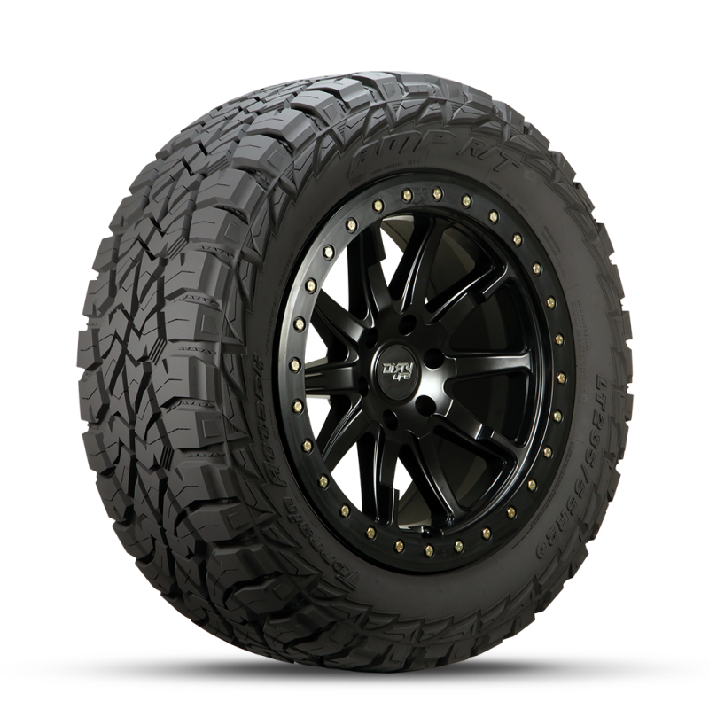 AMP Tires Terrain Attack R/T 35x12.50R22LT All-Terrain Tire - 121Q Load Index, Radial Construction