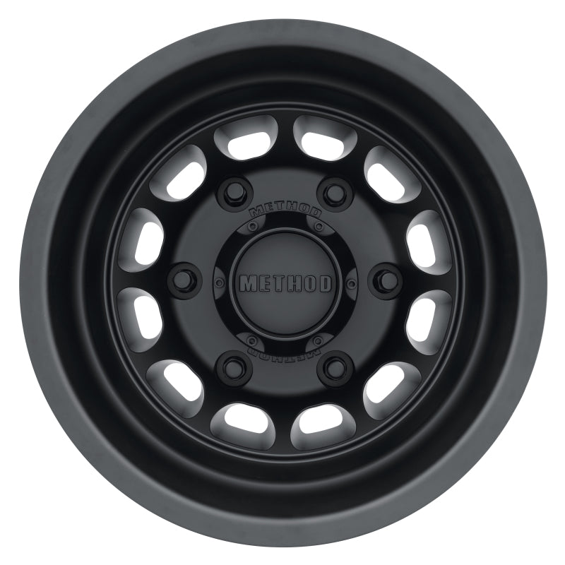Method MR901 Rear 16x5.5 Inch Black Aluminum Wheel with 6x205 Bolt Pattern and -18mm Offset