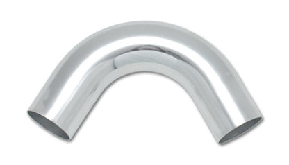Vibrant 3-inch O.D. Universal Aluminum Tubing with 120 Degree Bend – Polished Finish